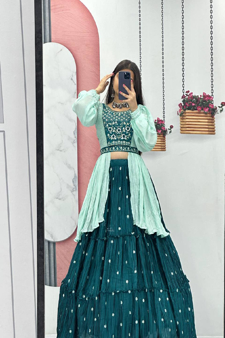 Chinon Real Handwork Lehenga Choli