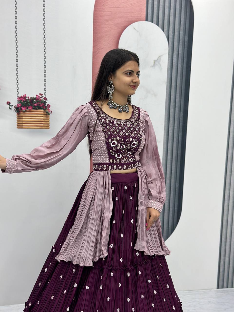 Chinon Real Handwork Lehenga Choli