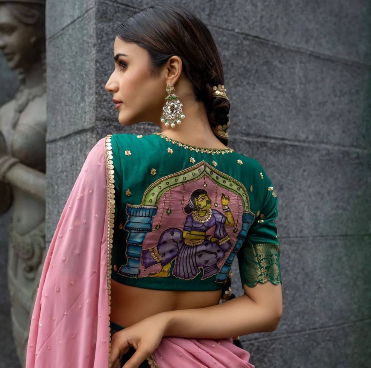 chiffon georgette lehenga