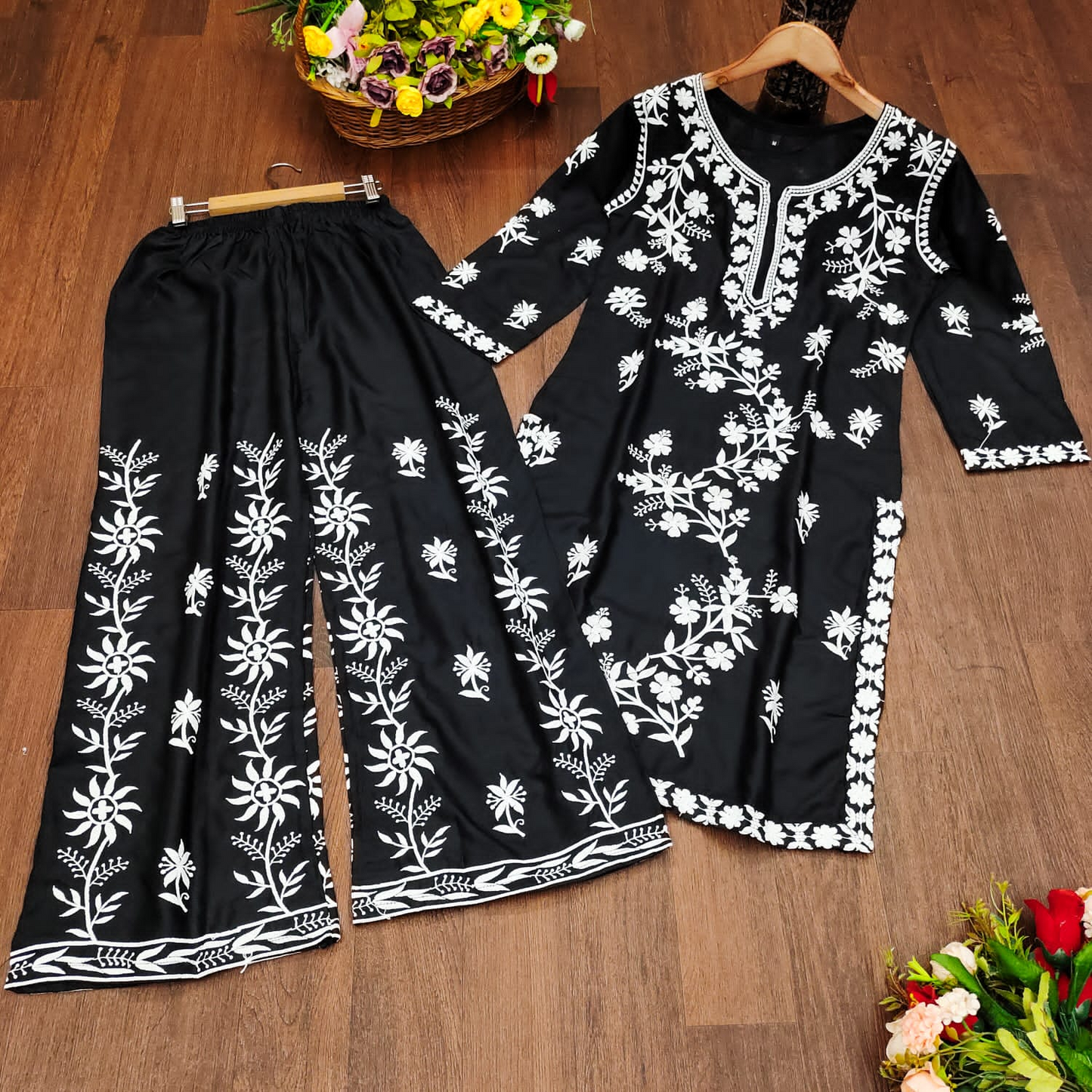 HEAVY REYON COTTON KURTI WITH PANT