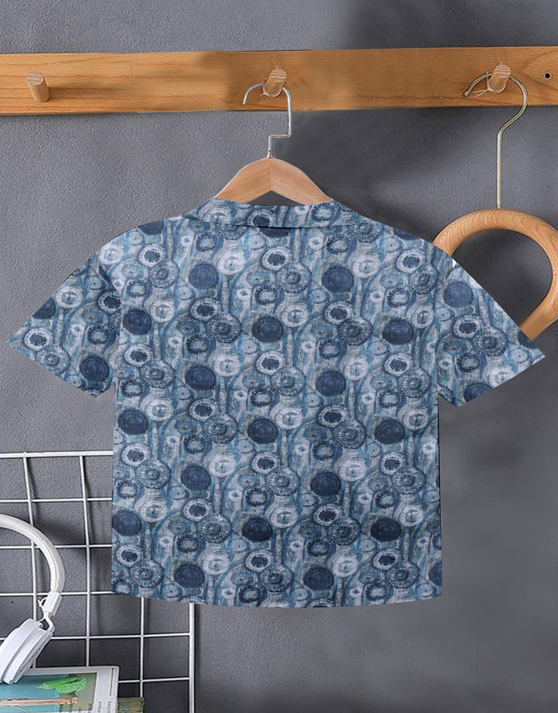 Boy's Sapphire Blue Color Shirt