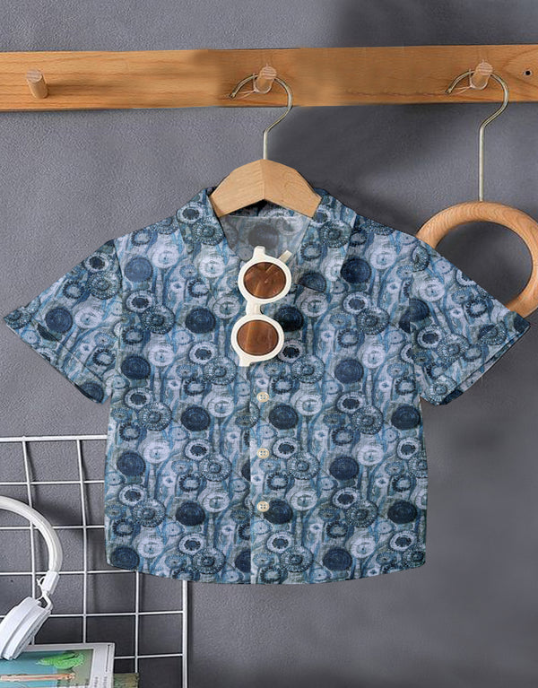 Boy's Sapphire Blue Color Shirt