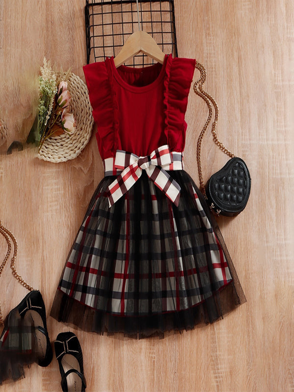 little girl red dress