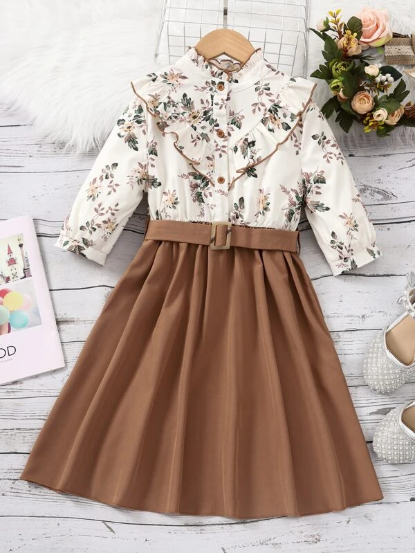 Girl's Long Sleeve Dress