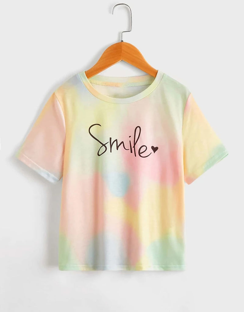 Girl's Multi Color T-Shirt