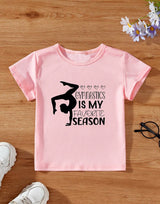 Girl's Pink Color T-Shirt