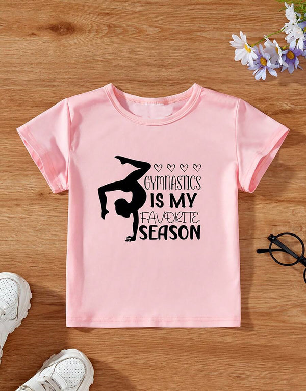 Girl's Pink Color T-Shirt