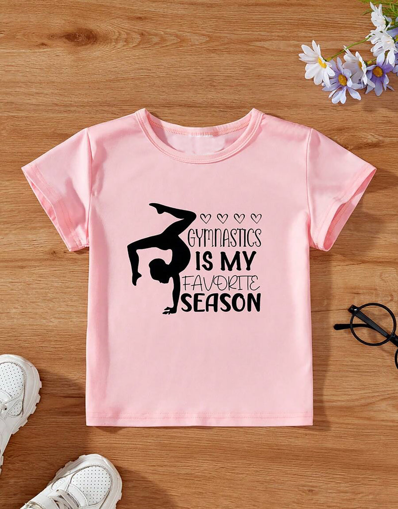 Girl's Pink Color T-Shirt