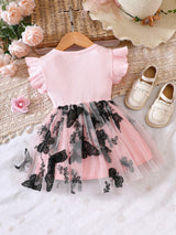 Wonderful Attractive Black Colour Baby Girl Dress