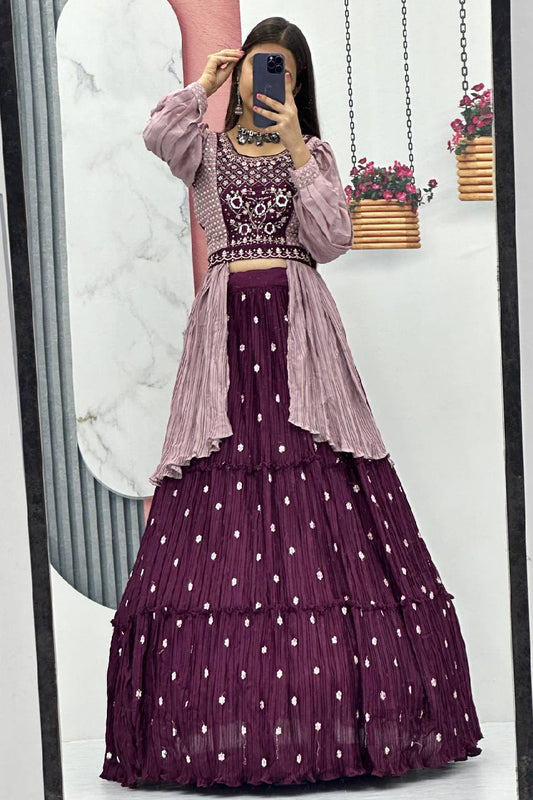 Chinon Real Handwork Lehenga Choli