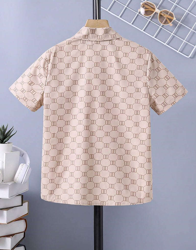 Boy's Printed Shirt For Holiday