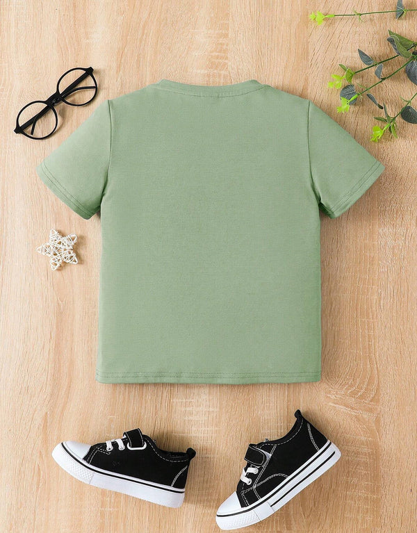 Boy's Deep Oliv green T-Shirt