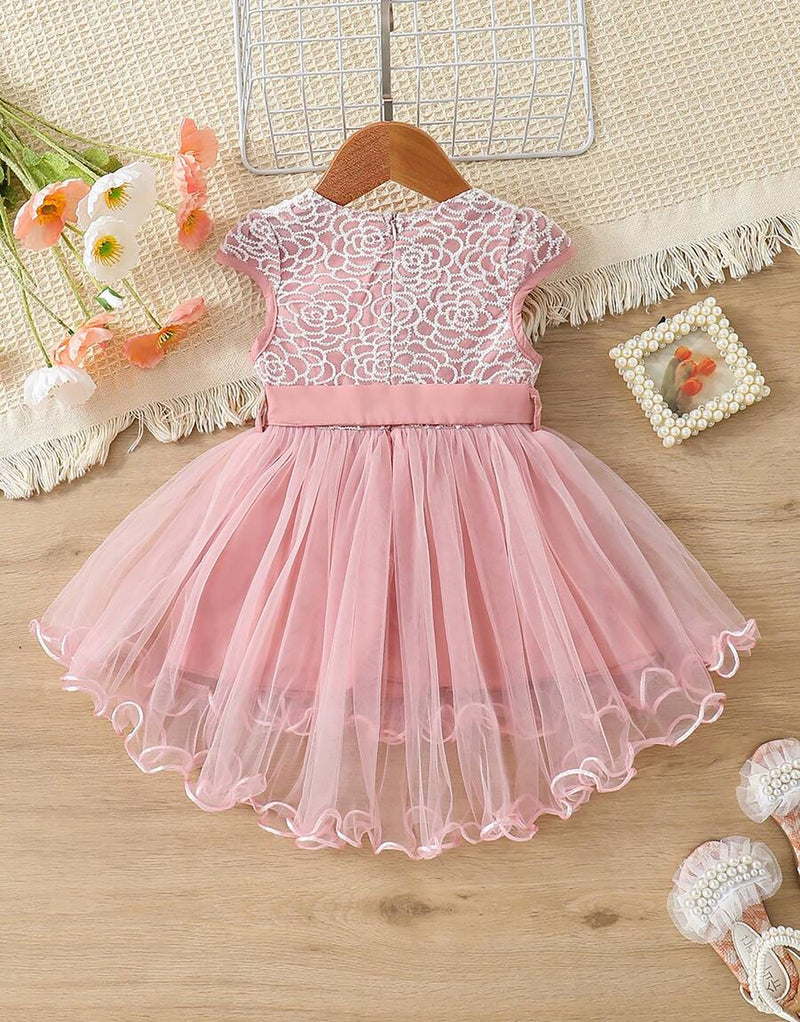 Baby Girl Pink Princess frock