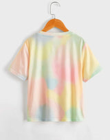 Girl's Multi Color T-Shirt