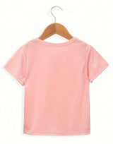 Girl's Pink Color T-Shirt