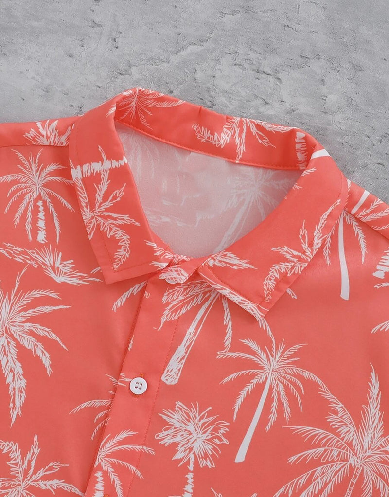 Boy's coconut tree print Shirt