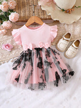 Wonderful Attractive Black Colour Baby Girl Dress