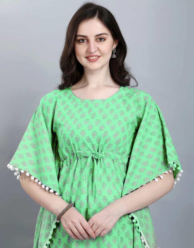 Green Glamour Stylish Kurti For Girls